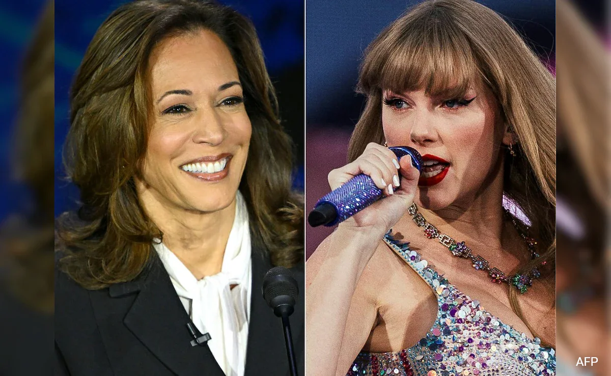 Taylor Swift endorsed Kamala Harris